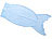 Wilson Gabor Weiche Meerjungfrau-Decke mit Flosse für Kinder, 140 x 60 cm, hellblau Wilson Gabor Meerjungfrau-Decken