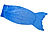 Wilson Gabor Weiche Meerjungfrau-Decke mit Flosse für Erwachsene, 180 x 70 cm, blau Wilson Gabor Meerjungfrau-Decken