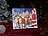 infactory LED-Bild "Weihnachtsmann mit Rentierschlitten", 28 x 23 cm infactory LED-Weihnachts-Wandbilder