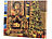 infactory Wandbild "Weihnachtliches Kaminzimmer" mit flackernder LED, 40 x 30 cm infactory LED-Weihnachts-Wandbilder