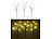 Leuchtzweige: Lunartec 3 Deko-Zweige, je 48 Kunststoff-Knospen & 8 LEDs, batteriebetr., Timer