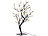 Lunartec LED-Baum mit 64 beleuchteten Blüten, 45 cm, IP44, für innen & außen Lunartec 