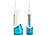 newgen medicals Akku-Munddusche, 180-ml-Wassertank, 1.700 Impulse/Min., 120 psi, USB newgen medicals Elektrische USB-Reise-Munddusche