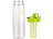 Rosenstein & Söhne Tritan-Trinkflasche mit Fruchtbehälter, BPA-frei, 800 ml, grün Rosenstein & Söhne Trinkflaschen mit Fruchtbehälter