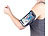 PEARL sports Sport-Armband-Tasche für Smartphones & iPhones bis 5,5", schweißfest PEARL sports Sport-Armband-Taschen für Smartphones & iPhones bis 5,5 "