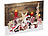 infactory LED-Wandbild, Weihnachts-Tierbabys-Motiv, 3 Flacker-LEDs, 60 x 40 cm infactory LED-Weihnachts-Wandbilder