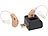 newgen medicals HdO-Hörverstärker-Paar HV-340 mit Ex-Hörer; Akku & USB-Ladeschale newgen medicals