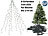 Christbaumüberwurf: Lunartec Weihnachtsbaum-Überwurf-Lichterkette mit 8 Girlanden & 320 LEDs, IP44