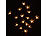 Lunartec LED-Lichterzweig mit 16 leuchtenden Blüten, 44 cm, batteriebetrieben Lunartec LED-Lichterzweige