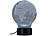 Lunartec 3D-Hologramm-Lampe mit Leuchtmotiv "Planet Erde", 7-farbig Lunartec Mehrfarbige LED-Dekoleuchten mit auswechselbaren Motiven