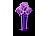 Lunartec 3D-Leuchtmotiv "Rosen" für Deko-LED-Lichtsockel LS-7.3D Lunartec Mehrfarbige LED-Dekoleuchten mit auswechselbaren Motiven