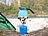 Rosenstein & Söhne Faltbarer Silikon-Camping-Wasserkessel mit Edelstahlboden; 800 ml Rosenstein & Söhne Faltbare Wasserkessel