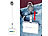 General Office 50er-Set Ausweishüllen aus Hartplastik, 60-cm-Jojo-Befestigungs-Clip General Office Ausweishüllen mit ausziehbaren Clips