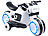 Playtastic Futuristisches Elektro-Kindermotorrad mit LED-Licht und MP3-Player Playtastic Kindermotorräder mit MP3-Playern