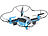 Simulus Quadrocopter-Bausatz, 38-teilig, 2,4-GHz-Fernbedienung, 3D-Flugmanöver Simulus Quadrocopter-Bausätze
