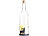 Lunartec Deko-Glasflasche mit LED-Kerze, bewegliche Flamme, Timer, Elch-Motiv Lunartec Winter-Deko-Glasflaschen mit LED-Echtwachskerzen