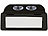 Luminea Batterie-LED-Türleuchte, Bewegungs-/Lichtsensor, 0,4 W, 50 lm, schwarz Luminea LED-Türleuchten mit Bewegungs- & Lichtsensoren