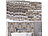 Fliesenfolie Steinoptik: infactory Selbstklebende 3D-Steinwandoptik-Fliesenaufkleber, 30x30 cm, 10er-Set