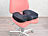 Lescars 2er-Set Memory-Foam-Sitzkissen für bequemes Sitzen im Auto, Büro & Co. Lescars Orthopädische Memory-Foam-Sitzkissen