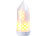 Luminea 3er-Set LED-Flammen-Lampen, realistisches Flackern, E14, 5W, 304lm, A+ Luminea LED-Flammen-Lampen (E14)