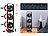 Carlo Milano Standventilator mit 3 Rotoren, 3 Stufen, Oszillation, Timer, 105 Watt Carlo Milano Multi-Ventilatoren
