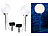 Lunartec 2er-Set Solar-LED-Leuchtkugeln, rotierender Effekt, Erdspieß, Ø 20 cm Lunartec Solar-LED-Leuchtkugeln