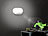 Luminea 2er-Set stoßfeste LED-Feuchtraumleuchten, 900 lm, 8 W, 4000 K, IK08 Luminea LED-Ovalleuchten stoßfest