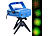 Lunartec Indoor-Laser-Projektor, Sternenmeer-Effekt, Sound-Steuerung, grün/rot Lunartec Innen-Laser-Projektor mit Sternen-Lichteffekt