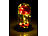 Lunartec Edle Kunst-Rose mit LED-Beleuchtung in Echtglas-Kuppel, rot Lunartec LED-beleuchtete Rosen, Real Touch, mit Glaskuppel