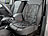 Lescars 2er-Set Beheizbare Universal-Kfz-Sitzauflage für den 12-Volt-Anschluss Lescars Beheizbare KFZ-Sitzauflagen