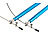 PEARL sports Profi-Highspeed-Springseil mit 3D-Kugellagern und Drahtkern, blau PEARL sports Draht-Springseile