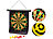 Playtastic Magnetisches Dart-Spiel mit Zielscheibe, aufrollbar, mit 6 Pfeilen Playtastic Magnetische Dartscheibe