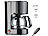 Kaffee-Maschine: Rosenstein & Söhne Lkw-Filterkaffee-Maschine, bis zu 3 Tassen, 650 ml, Versandrückläufer