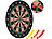 Dartspiel: Playtastic Magnetische Dartscheibe mit 12 Pfeilen, je 6x gelb und rot, Ø 40cm