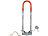 PEARL Extrastabiles Bügelschloss, 10 mm Stahl, verstellbare Länge bis 24 cm PEARL Fahrrad-Bügelschlösser