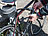 PEARL 2er-Set Stahl-Gliederschloss, spezialgehärtete 17-mm-Stahl-Hülsen, 1 m PEARL Gliederschlösser mit Schlüssel für Fahrrad und Motorrad