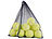 Tennisball Hund: Speeron 12er-Set Tennisbälle für Fortgeschrittene, 65 mm Ø, gelb, Tragenetz
