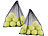 Speeron 24er-Set Tennisbälle, 65 mm für Fortgeschrittene, gelb, mit Tragenetz Speeron