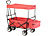Xcase Faltbarer Bollerwagen mit Dach und Offroad-Rädern, 80 kg Tragkraft Xcase Faltbare Bollerwagen mit Dächern