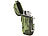PEARL Elektronisches Feuerzeug mit doppeltem Lichtbogen, Akku, IP56, grün PEARL Elektronisches Lichtbogen-Feuerzeuge, wasserdicht