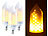 Luminea 3er-Set LED-Flammen-Lampen, realistisches Flackern, E14, 5W, 304lm, A+ Luminea LED-Flammen-Lampen (E14)