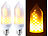 2er-Pack LED-Flammen-Lampe mit realistischem Flackern LED-Flammen-Lampen (E27)
