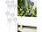 Royal Gardineer 8er-Set Gießfrei-Bewässerungs-Kugeln aus Glas, transparent, Ø 6 cm Royal Gardineer