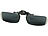 Speeron 2er-Set Sonnenbrillen-Clips "Slim" für Brillenträger, polarisiert Speeron Polarisierende Sonnenbrillen-Clips für Brillenträger