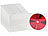 PEARL CD Jewel Boxen im 10er-Set, klares Tray PEARL CD-Jewel-Case
