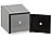 PEARL Doppel CD Jewel Boxen im 50er-Set, schwarzes Tray PEARL