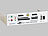 c-enter Multipanel 5,25" silver m. CardReader/USB/TV-out usw c-enter