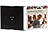 PEARL 50er-Set Slim-CD-Hüllen transparent/schwarz PEARL CD-Hüllen