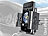 Lescars Kfz-Halterung mit Schwanenhals für Smartphone, Navi und Handy Lescars Kfz-Universal-Schwanenhals-Halterungen