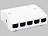 ConnecTec Ultrakompakter 5-Port Netzwerk-Switch 10/100MBit ConnecTec